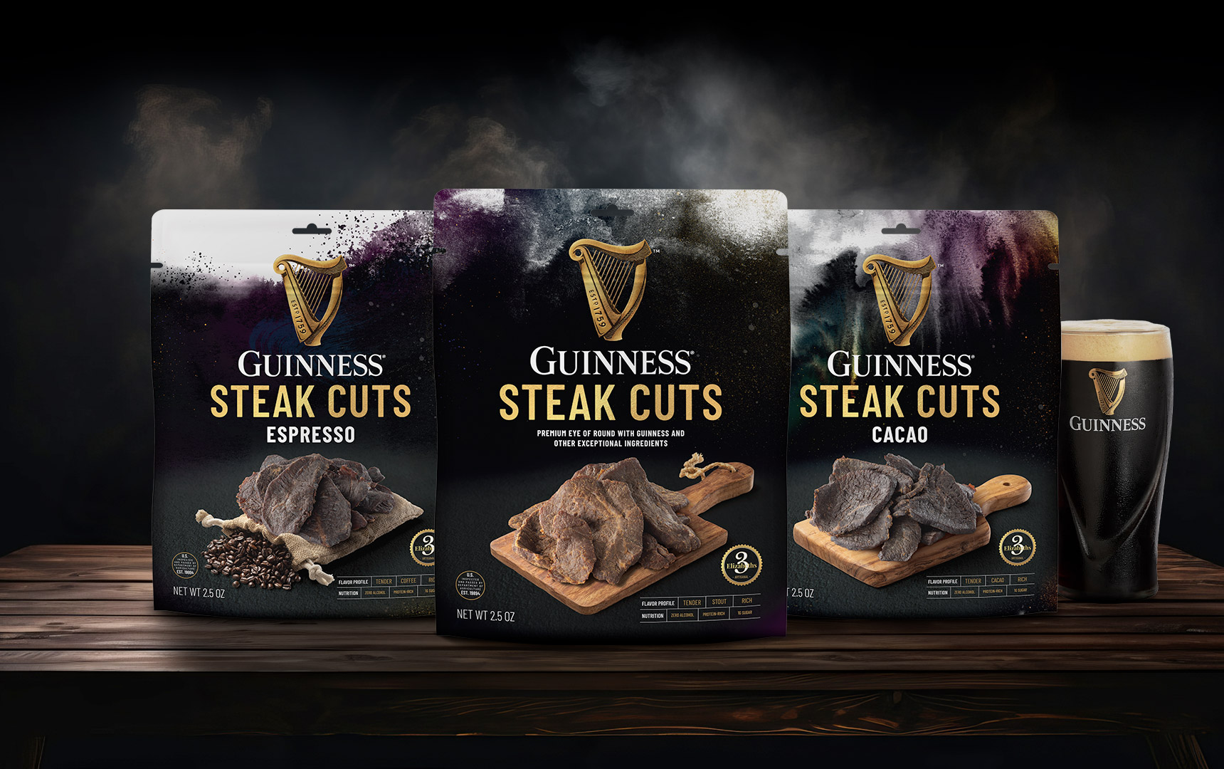 GUINNESS STEAK CUTS from 3 Elizabeths |<br />
The Perfect Pairing to the Perfect Pint